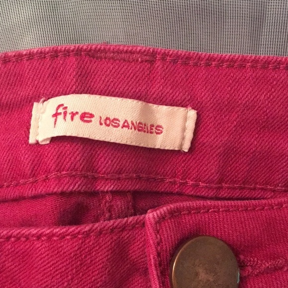Fire Los Angeles burgundy red pants - Picture 2 of 5